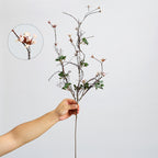 Plante Artificielle Gypsophile, Tige Unique avec 18 Fleurs, 85 cm, Tissu Polyester, Décoration Intérieure
