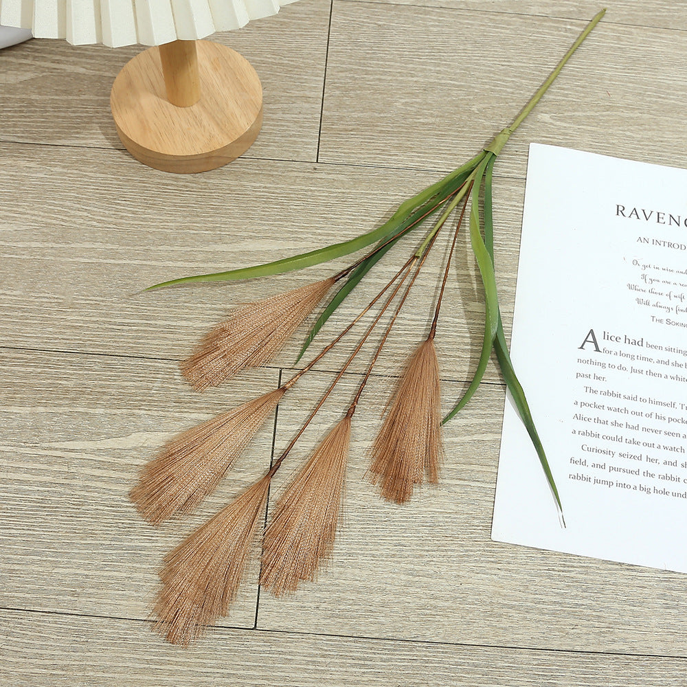 Tige artificielle Pampas 50 cm, décoration élégante pour mariage, maison, extérieur, couleur naturelle