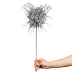 Fleur artificielle Boule Éclair, tige unique, 75 cm, tissu polyester, décoration intérieure/extérieure, mariage, événements