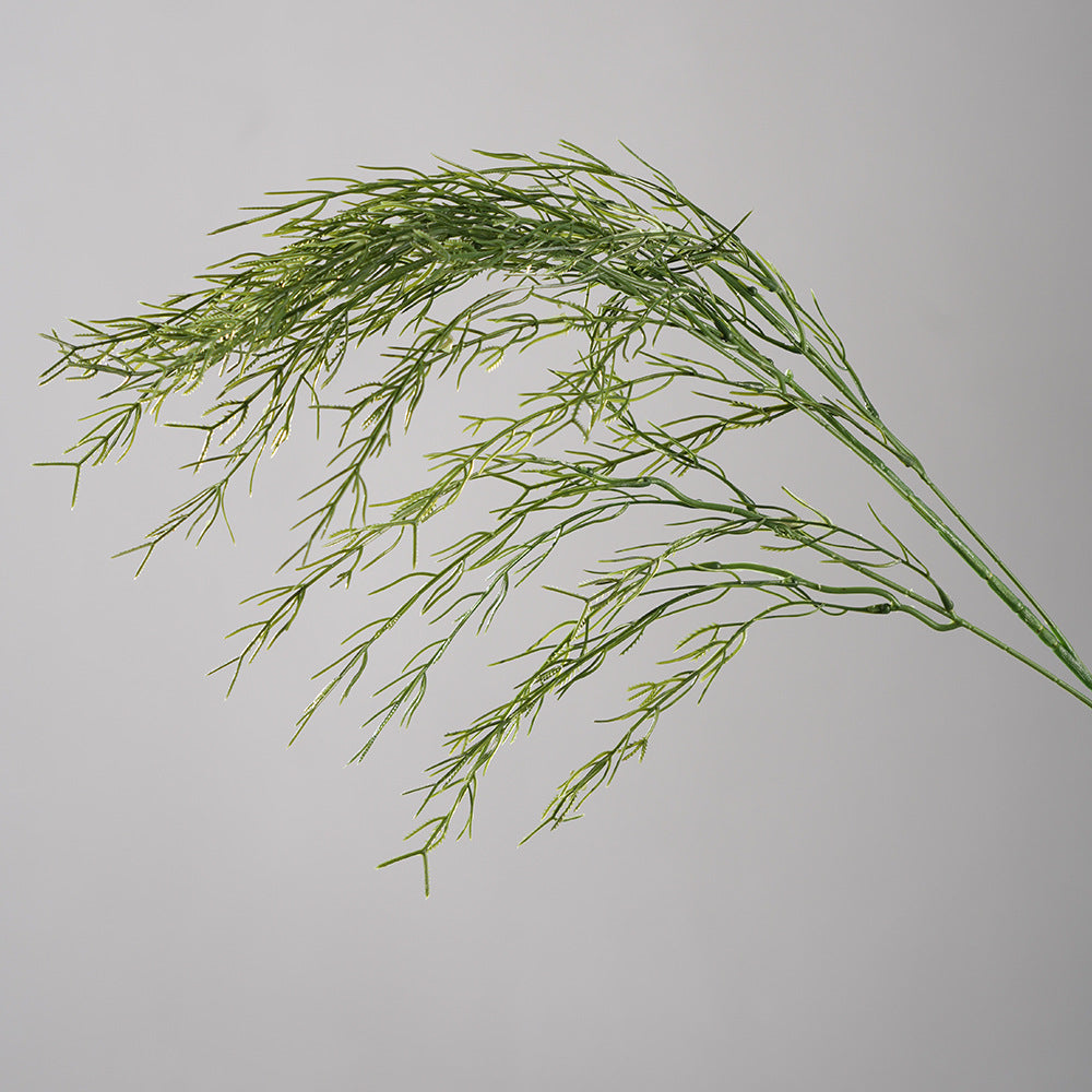 Feuille artificielle de jonc, 100 cm, vert clair, décoration intérieure, mariage, événements