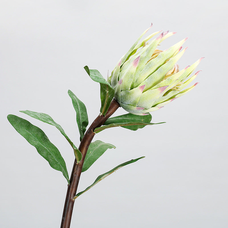 Fleur artificielle unique Protea rose glacé, longueur 56 cm, décoration intérieure, mariage, événements