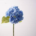 Hortensia artificiel de 50 cm, touche poétique pour déco d'intérieur, mariages et espaces commerciaux