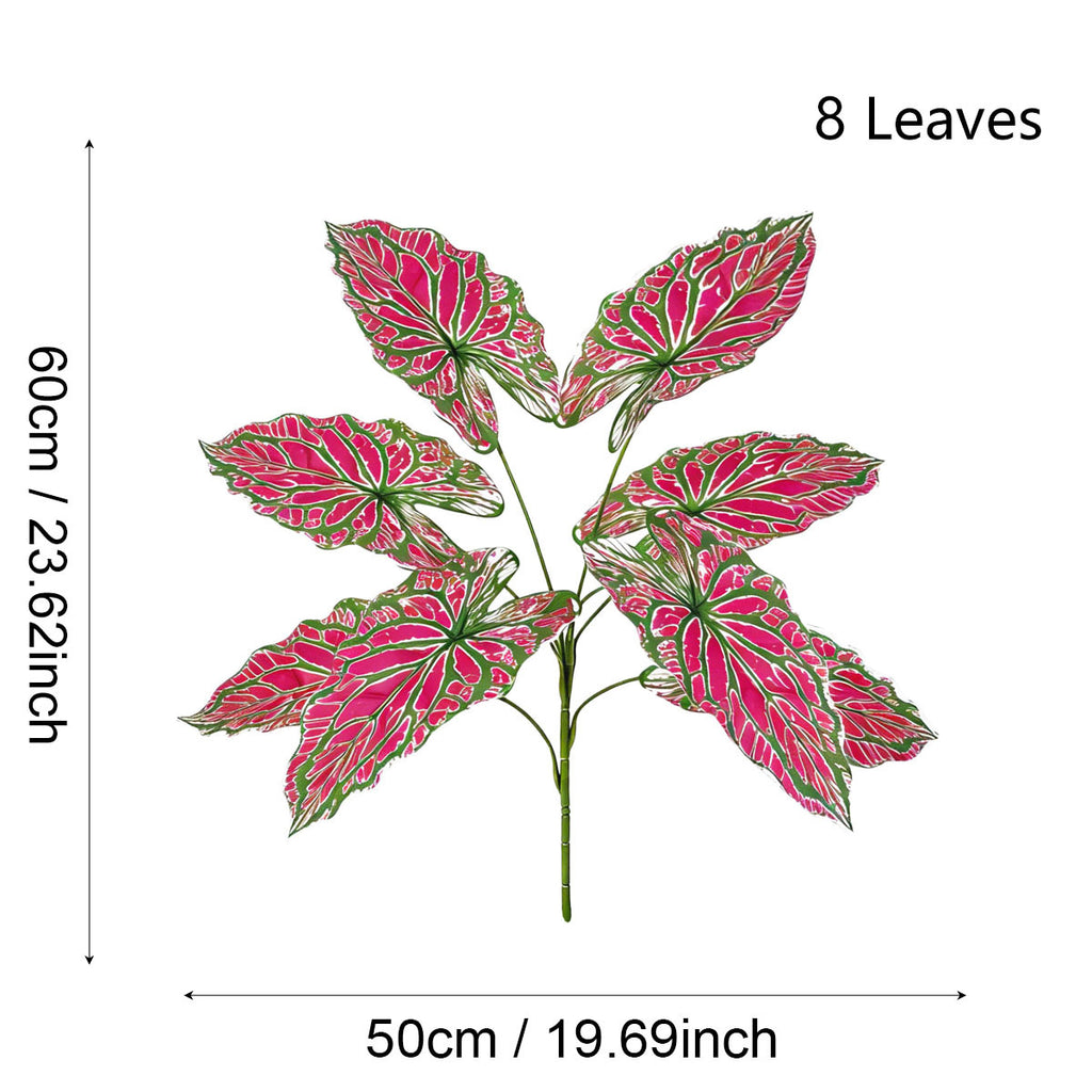 Plante artificielle Alocasia (faux bambou chanceux), 60 cm, décoration intérieure style nordique, pour mariage, bureau et hôtels