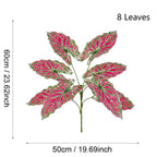 Plante artificielle Alocasia (faux bambou chanceux), 60 cm, décoration intérieure style nordique, pour mariage, bureau et hôtels