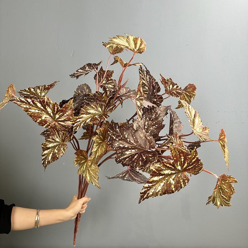 Bouquet de bégonias artificiels, 71 cm, décoration élégante pour mariage, événements et intérieur