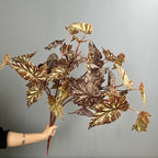 Bouquet de bégonias artificiels, 71 cm, décoration élégante pour mariage, événements et intérieur