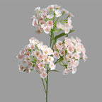 Fleur artificielle en soie polyester, tige unique avec 3 fleurs d'œillet, 72 cm, pour décoration intérieure et événements