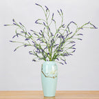 Tige unique de fleur artificielle en plastique, lavande et renouée, 123 cm, décoration intérieure et événementielle