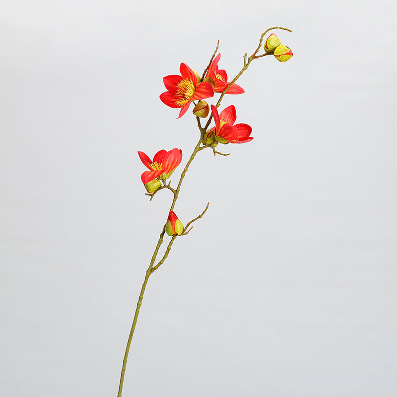 Fleur artificielle de cotonnier, tige unique de 90 cm, 11 têtes, décoration intérieure, style rustique