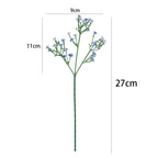 10 tiges de gypsophile artificielle, 27 cm, idéales pour mariages et décoration intérieure