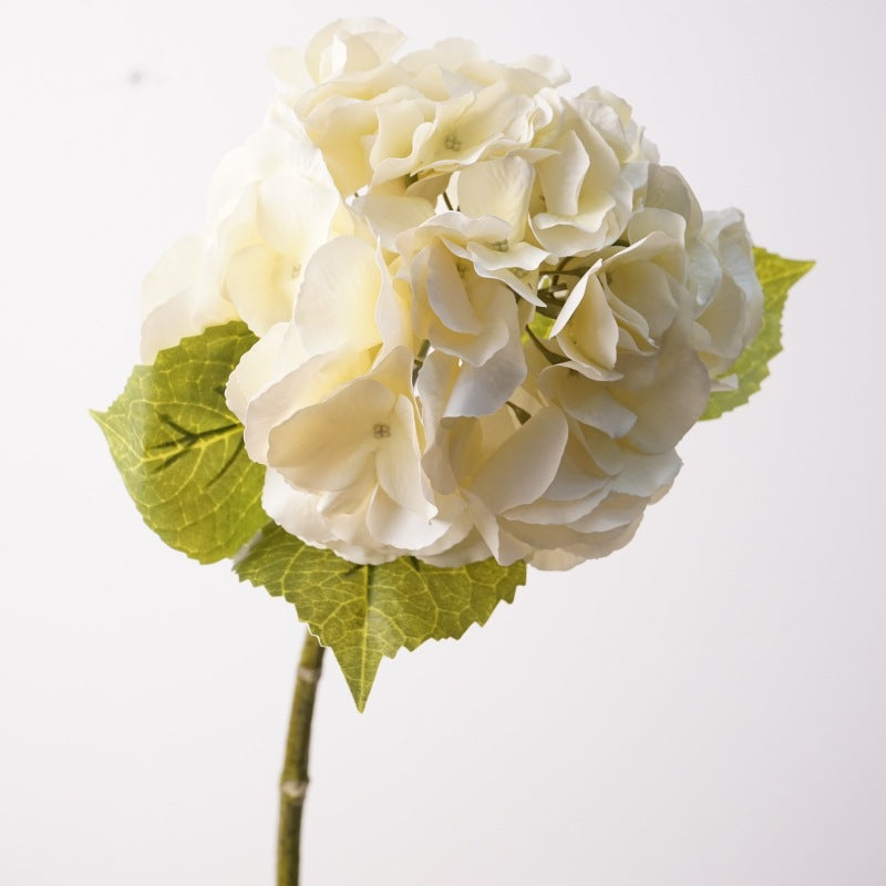 Hortensia artificiel de 50 cm, touche poétique pour déco d'intérieur, mariages et espaces commerciaux