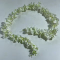 Guirlande de glycine artificielle en tissu soyeux, 150 cm de long, 168 fleurs, pour mariage, décoration intérieure et extérieure