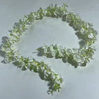 Guirlande de glycine artificielle en tissu soyeux, 150 cm de long, 168 fleurs, pour mariage, décoration intérieure et extérieure