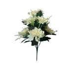 Fleurs artificielles 12 têtes de marguerites, décoration d'intérieur, style champêtre, 38 cm
