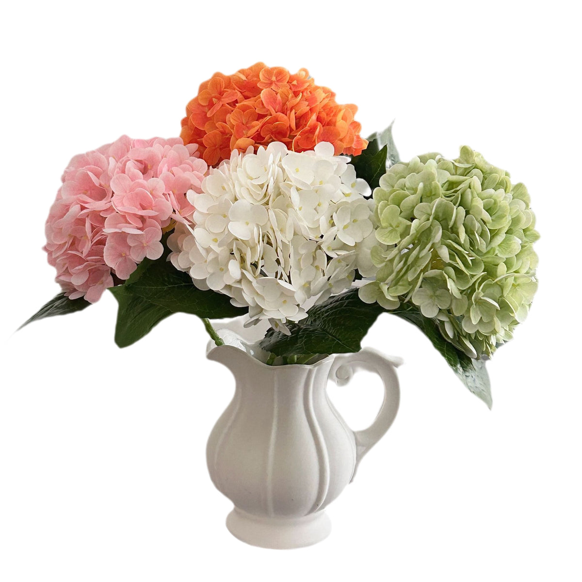 Fleur artificielle d'hortensia, tige unique avec 176 fleurs, 51 cm, tissu polyester, décoration intérieure et extérieure