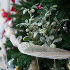Branche d'olivier artificielle, décoration de Noël, mariage, fêtes, 34 cm, plastique, style nordique, ins