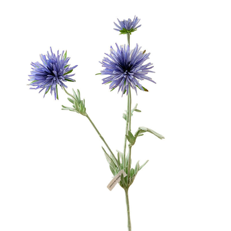Fleur Artificielle Marguerite en Soie Polyester, Tige Unique avec 3 Fleurs, 73 cm, pour Décoration Intérieure