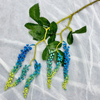 Plante Artificielle en Latex, Tige Unique avec 6 Fruits, 82 cm, Décoration Élégante pour Mariage, Maison ou Espace Commercial