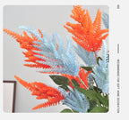 Fleur artificielle Astilbe, tige unique avec 3 fleurs, 103 cm, décoration intérieure élégante