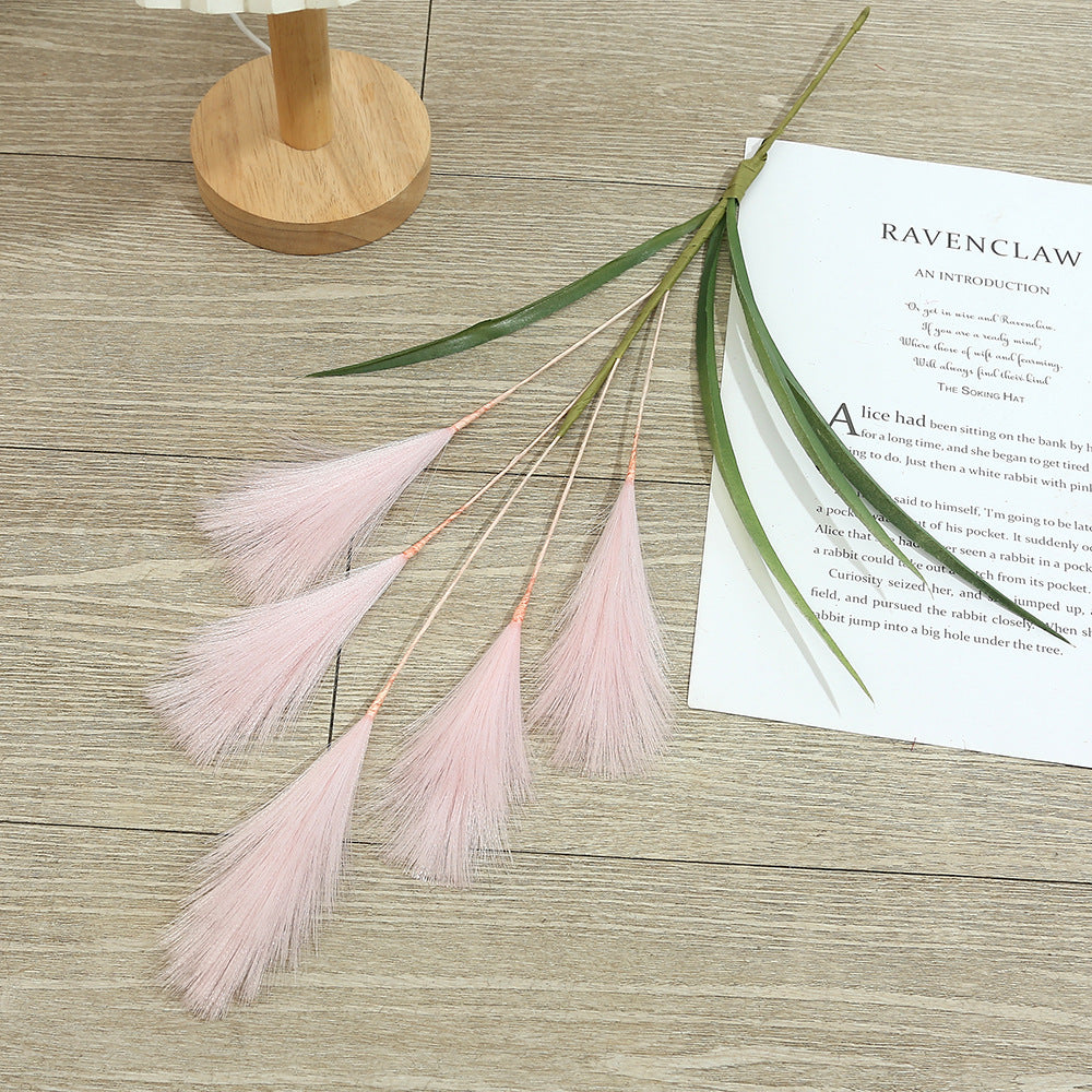 Tige artificielle Pampas 50 cm, décoration élégante pour mariage, maison, extérieur, couleur naturelle