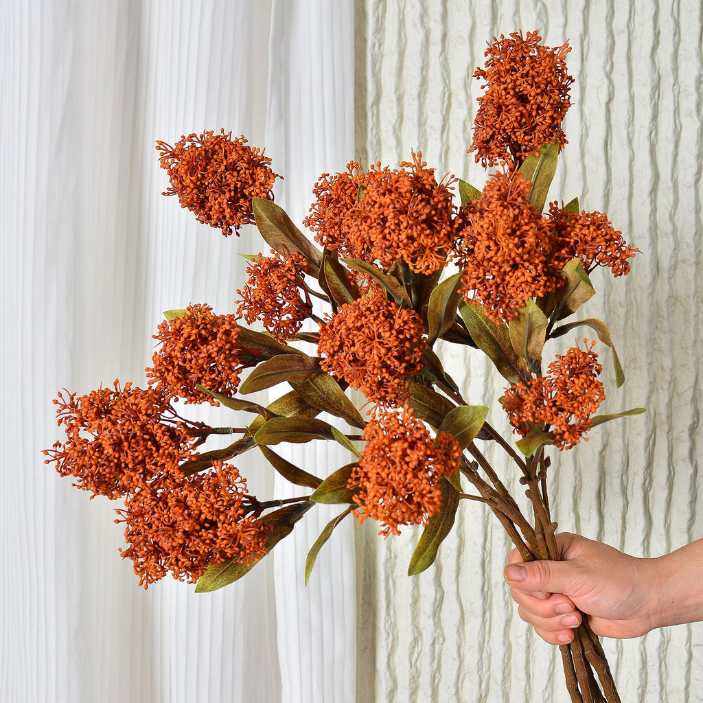 Tige unique d'arum antique en plastique, 3 fleurs, 58 cm, décoration int/ext pour mariage, commerce, maison