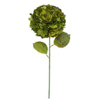 Fleur artificielle Hortensia bordé, tige unique de 71 cm, style rétro et élégant