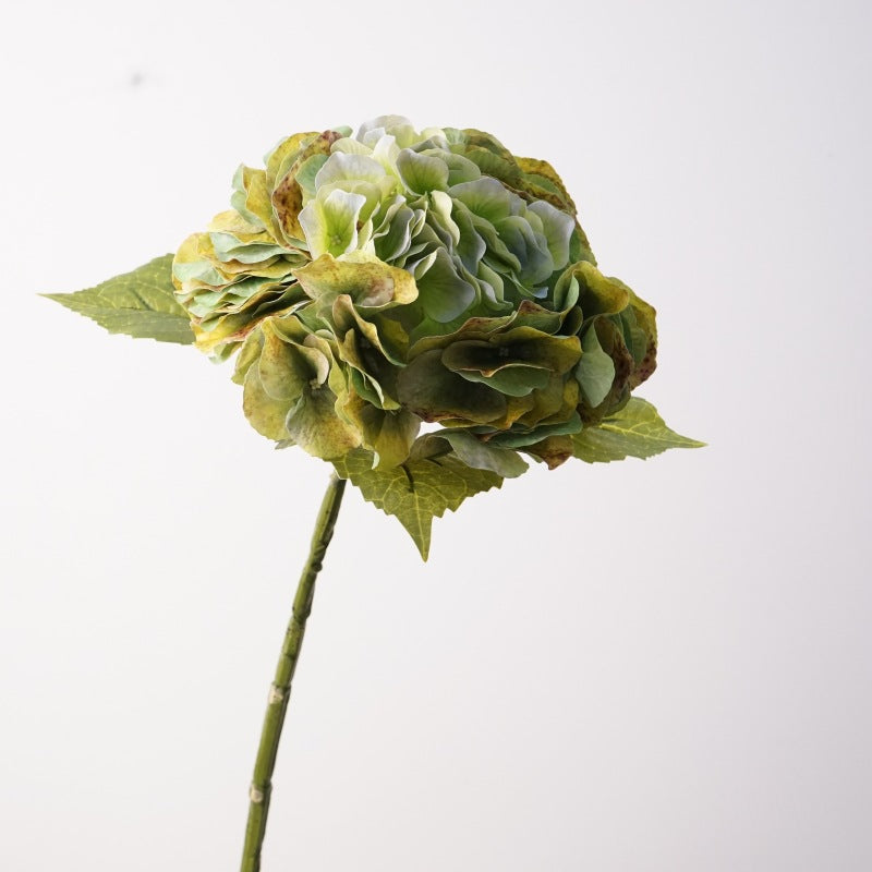 Hortensia artificiel de 50 cm, touche poétique pour déco d'intérieur, mariages et espaces commerciaux