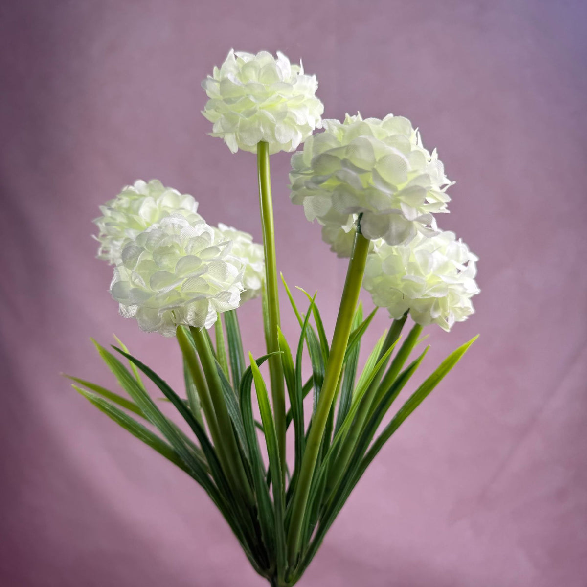 Bouquet de chrysanthèmes globulaires artificiels, 6 têtes, 45 cm, décoration intérieure élégante, mariage, hôtel, bureau