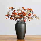 Branche décorative en fruits artificiels, 49 cm, style rétro, idéale pour décoration intérieure
