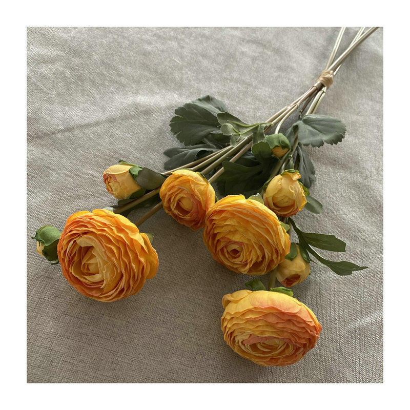 Bouquet de 9 têtes de Lotus en soie artificielle, 55 cm, décoration intérieure, mariage, événements