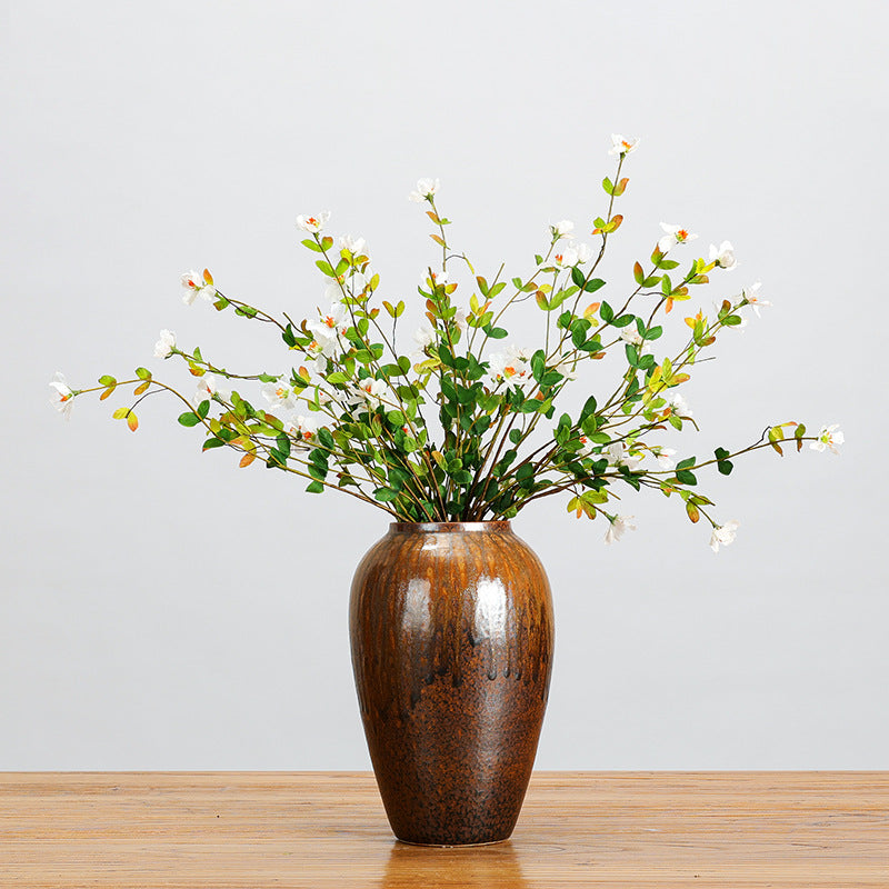 Bouquet de fleurs sauvages en polyester, 18 fleurs, 50 cm, décoration de table, mariage, maison