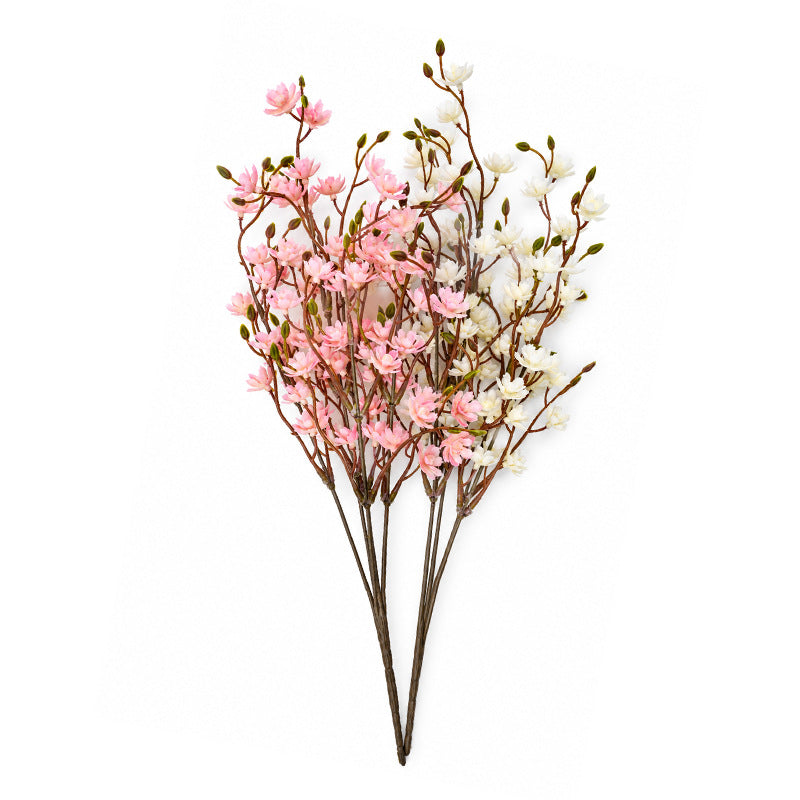 Fleur artificielle de cerisier, bouquet unique, décoration de mariage, hôtel, maison, 46 cm