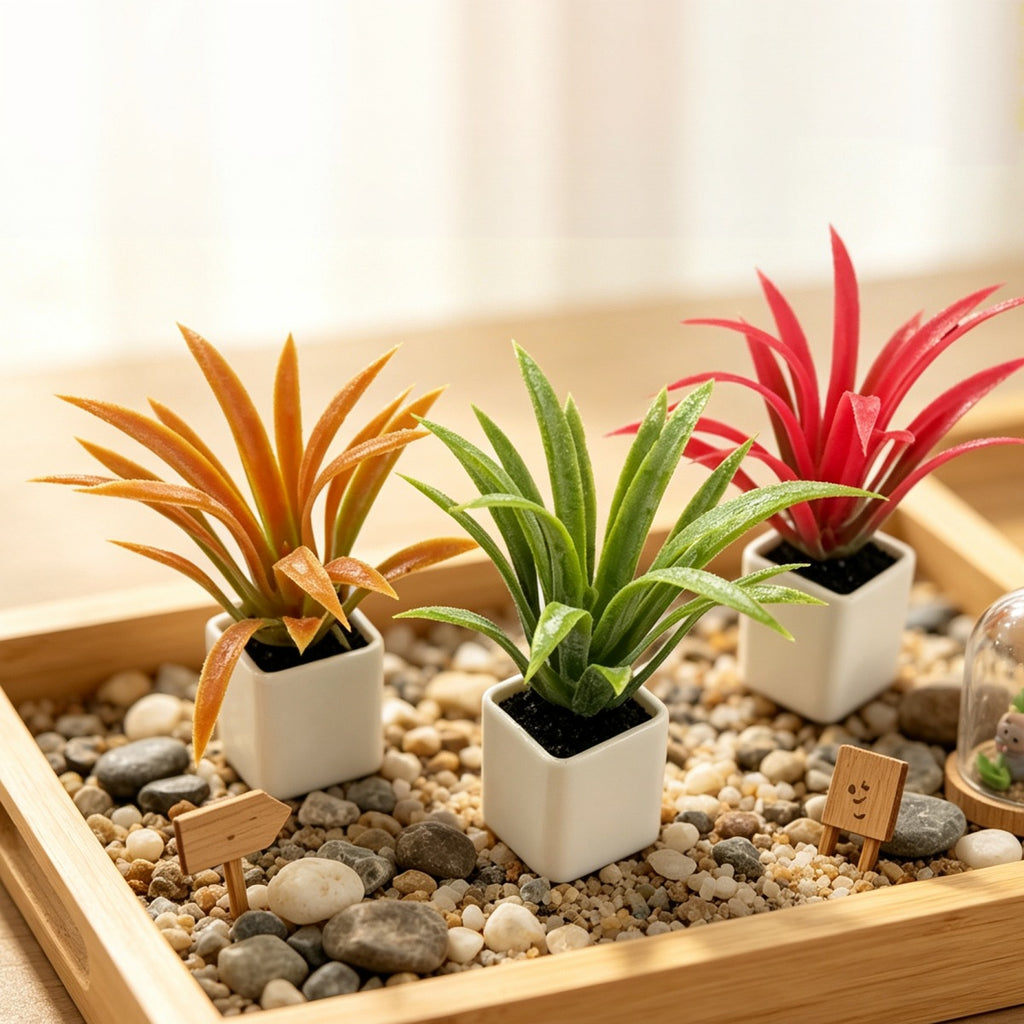 Plante artificielle mini ananas en pot, décoration d'intérieur, 7 cm