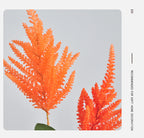 Fleur artificielle Astilbe, tige unique avec 3 fleurs, 103 cm, décoration intérieure élégante