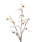 Fleur artificielle en polyester soyeux, tige unique avec 8 fleurs de bougainvillée, 91 cm, décoration intérieure