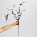 Plante Artificielle Gypsophile, Tige Unique avec 18 Fleurs, 85 cm, Tissu Polyester, Décoration Intérieure