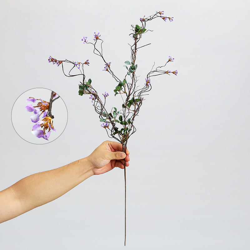 Plante Artificielle Gypsophile, Tige Unique avec 18 Fleurs, 85 cm, Tissu Polyester, Décoration Intérieure