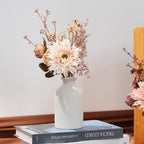 Bouquet de Pivoines en Soie Artificielle, 32 cm, 3 Fleurs, Décoration Intérieure