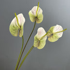 Fleur artificielle d’Anthurium, tige unique, 72 cm de haut, pour mariage, décoration intérieure et espaces commerciaux