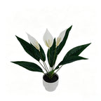 Anthurium artificiel, bouquet de 12 fleurs, 42,5 cm, plastique PE/PVC, décoration intérieure, mariage, événements