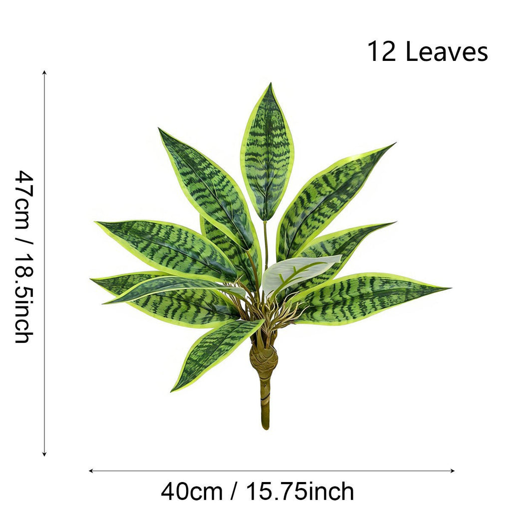 Plante Artificielle Croton, 40 cm, Plastique, Décoration Intérieure, Mariage, Bureau