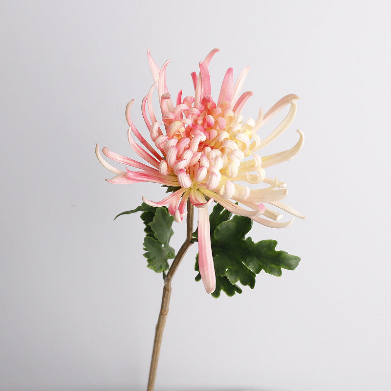 Fleur artificielle en PU, chrysanthème à une tige, 72 cm de hauteur, idéale pour mariages et décoration intérieure