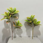 Plante Artificielle Croton, 64 cm, Décoration Intérieure et Extérieure, Style Nordique et Champêtre