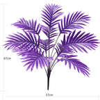 Plante Artificielle Areca, 12 Tiges, 67 cm, Décoration Intérieur et Extérieur, Style Moderne