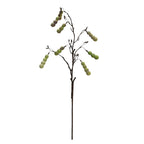 Décoration rustique en mousse, branche de fruits de calebasse suspendue, 76 cm, idéale pour intérieur et vitrines