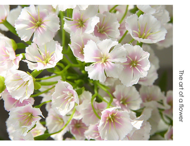 Fleur artificielle en soie polyester, tige unique avec 3 fleurs d'œillet, 72 cm, pour décoration intérieure et événements