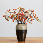 Branche décorative en fruits artificiels, 49 cm, style rétro, idéale pour décoration intérieure