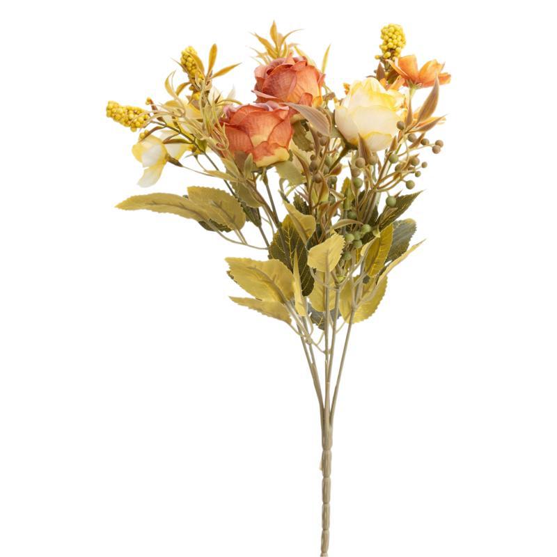 Bouquet de Roses Artificielles en Soie, 35 cm, Décoration d'Intérieur, Mariage, Événements, Cadeau