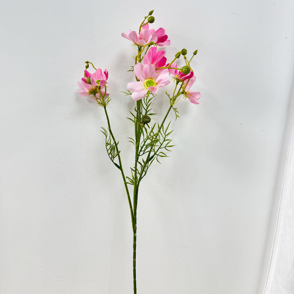 Bouquet de 8 Cosmos en Soie Artificielle, 68 cm - Décoration de Mariage, Maison ou Événement, Style Champêtre et Bohème