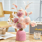 Bouquet de chrysanthèmes et d'eucalyptus artificiels, 46 cm, décoration intérieure, mariage, cadeau